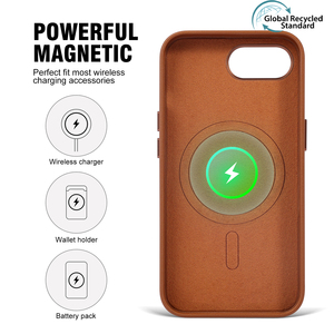 <span class=keywords><strong>เคส</strong></span>หนัง PU รีไซเคิล GRS สำหรับ <span class=keywords><strong>iPhone</strong></span> 1716 15 Pro Max Samsung  ปลอกโทรศัพท์แบบชาร์จไร้สายแม่เหล็ก  เป็นมิตรกับสิ่งแวดล้อม ขายส่ง - Product Image 3