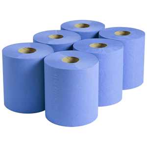 Produits de sécurité industrielle de haute qualité professionnels, distributeurs de rouleaux d'essuyage bleus pour le nettoyage du papier, du tissu, du verre, lingettes industrielles - Product Image 1