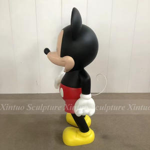 Estatua Coleccionable de <span class=keywords><strong>Mickey</strong></span> y Minnie Mouse en Cromo, de Resina de Fibra de Vidrio, Tamaño Real, con Acabado de Pintura Electrolítica - Product Image 3