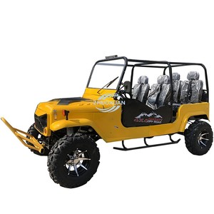 Vehículo Todoterreno Amarillo de 4 Plazas 4x4, Mini Jeep Automático de Gasolina, Buggy para Recorridos por Caminos - Product Image 6