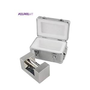 Classe F1 20kg en acier inoxydable poli miroir réglable pour poignée de poids certifié OIML pour l'étalonnage de l'échelle de laboratoire - Product Image 2