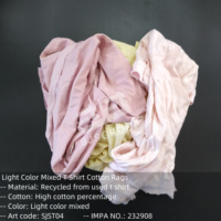 Chiffons de nettoyage industriels en coton 100% de qualité supérieure, multicolores, clairs, pour mécaniciens