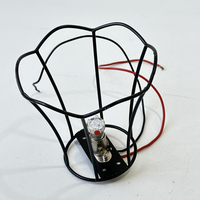 Cadre de lampe en fil de fer avec finition thermolaquée, personnalisable, de style traditionnel chinois, fait main, pour luminaires