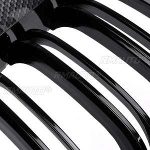 Grille de calandre avant de voiture aspect fibre de carbone pour BMW M6 F06 F12 F13 640i 650i 2012-2017, grilles de course, accessoires de voiture - Product Image 6