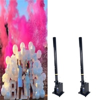 Ali Magic Canon à poudre électrique portable rose et bleu pour mariage, baby shower, révélation du sexe, fête, jardin, machine à éclatement de couleur