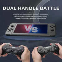 Console de jeu portable Powkiddy X70 2024 avec système Linux, écran 7 pouces, joystick 3D, Wi-Fi, prise en charge multijoueur, batterie 3500 mAh