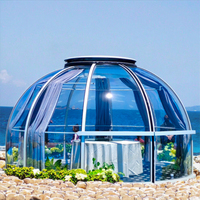 Personnalisable Midcentury Moderne Transparent Extérieur Gonflable Bulle Maison Dôme Tente Ciel Étoilé Chambre Conception PC Matériel Maisons
