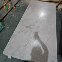 Panneau mural en PVC gaufré 3D effet marbre anti-rayures pour la décoration des murs des centres commerciaux