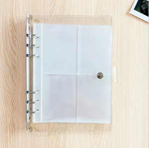 Bán Sỉ Thẻ Ảnh A5 A6 Giấy Dán Trang Thẻ Bỏ Túi Bằng Nhựa Trong Suốt 6 Vòng Cho Album Ảnh Lá Rời - Product Image 1