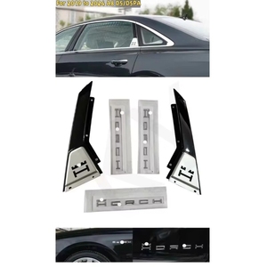 Para <span class=keywords><strong>Audi</strong></span> <span class=keywords><strong>A8</strong></span> D5 D5PA 2019-2024, Modificación Estilo Horch, Placa Lateral del Pilar D, Emblema Trasero - Product Image 1