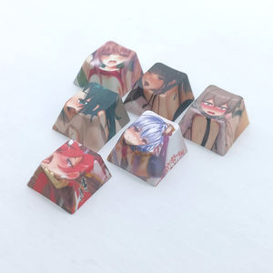 Tecsee DIY Language Layout Anime Keycap Deutsche <strong>ISO</strong> <strong>Keycaps</strong> OEM PBT Double Shot Thermal Sublimation Keycap - Product Image 5