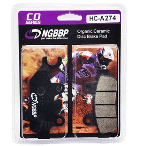 Pastillas de Freno de Motocicleta de Alta Calidad NGBBP para <span class=keywords><strong>HONDA</strong></span> <span class=keywords><strong>CBF</strong></span> <span class=keywords><strong>250</strong></span> TWISTER, Cerámica Orgánica - Product Image 3