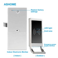 Serrure à carte intelligente Armoire à porte en bois avec poignée Salle de sport Piscine Armoire de salle de sport Serrure à carte électronique intelligente
