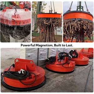 विद्युत एगनेट परिपत्र स्क्रैप्स 1000 किलोग्राम इलेक्ट्रोग्नेट उठाने चुंबक रिमोट कंट्रोल इलेक्ट्रोएनेट - Product Image 6