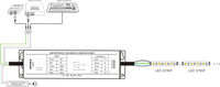 Decodificador LED para Exteriores Binolor BC-804-WP, Impermeable IP67, 4 Canales*5A, DMX512 RDM RGBW