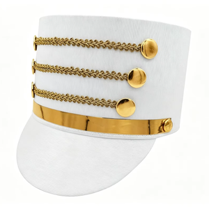 Chapeau de Casse-Noisette pour Jour de Défilé, Costume de Soldat Jouet Adulte, Accessoire de Cosplay pour Fanfare, <span class=keywords><strong>Majorette</strong></span>, Ringmaster, Chapeau Haut-de-forme - Product Image 4