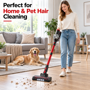 Aspirateur balai sans fil OEM/ODM d'usine 150W 22.2V 2000mAh avec filtre HEPA, autonomie 25-40 min, réservoir de poussière 0.8L pour maison, tapis et poils d'animaux - Product Image 2