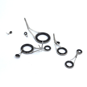 Anilla giratoria de acero inoxidable de una sola patilla para la fabricación de cañas de pescar, accesorios para pesca con señuelos - Product Image 1