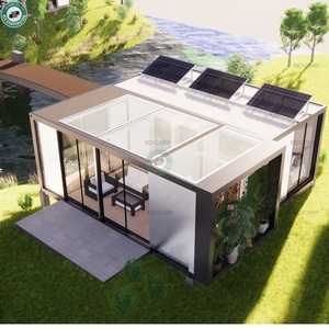 Maison modulaire en conteneur de 36 m² <span class=keywords><strong>avec</strong></span> décoration raffinée, alimentée par l'énergie solaire de 3 kW, 2 chambres, 1 salle de bain, petit <span class=keywords><strong>chalet</strong></span> en Colombie - Product Image 5