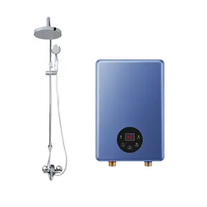Calentador de agua eléctrico Ce sin depósito para ducha, ahorro de dinero, ajuste de temperatura