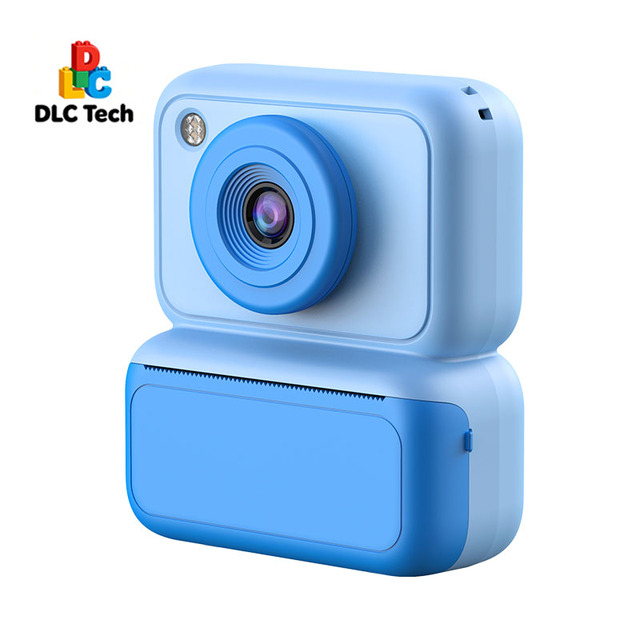 2026 Upgraded Children's Instant Photo Camera Full HD CCD One-Click Printing Vlog Selfie Mode Game Music 120 Wide Plastic
