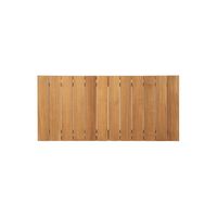 Table basse pliable en teck massif Cocoon, pour l'extérieur, moderne, durable, résistante aux UV, légère, pour hôtel, parc