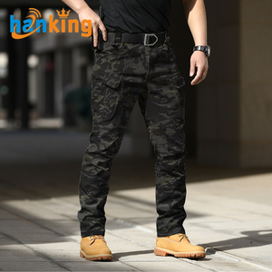 Ehanking erkek çok cep kargo pantolon erkek rahat gevşek açık dayanıklı yırtılmaz kargo pantolon X-4 XL - Product Image 3