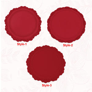 100 مللي متر للماء الدانتيل الغذاء الصف البلاتين لينة عدم الانزلاق الملونة قاعدة سيليكون لأكواب الشرب مسند للكوب حصيرة ختم الشمع سيليكون حصيرة - Product Image 6