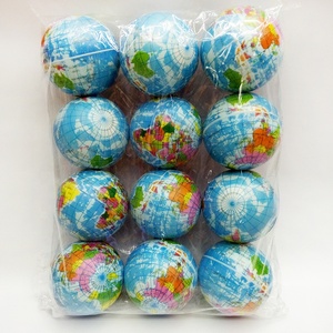 <span class=keywords><strong>Bola</strong></span> de espuma suave para niños, globo terráqueo, mapa <span class=keywords><strong>del</strong></span> <span class=keywords><strong>mundo</strong></span>, juguete de PU antiestrés, relajante, regalo - Product Image 2