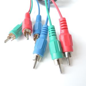 自动3RCA至3RCA插孔立体声AUX RCA音频电缆，用于笔记本电脑DVD电视扬声器1.5/3/5m/10M/15M/20M - Product Image 4