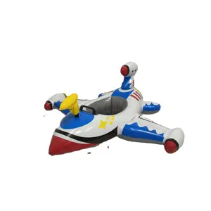 Cincin Apung Kursi Pesawat Tiup Anak, Mainan Float dengan Pistol Air-120*120CM