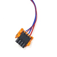 Faisceau de câbles personnalisé avec fiches banane, connecteurs plaqués or 4 mm pour équipement audio, test de batteries et systèmes d'énergie nouvelle