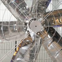 Ventilateur d'extraction électrique à courant alternatif, entraîné par courroie, en acier inoxydable, robuste, pour l'élevage laitier et les hangars à vaches
