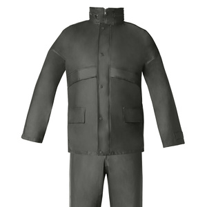 Traje Impermeable de Poliuretano Verde, Talla 9-XXL - Product Image 1