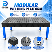 Nouvelle plateforme de soudage flexible 3D sur mesure Meisida, table de soudage en acier Q355, traitement de nitruration, système de fixation de précision