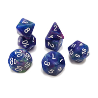Ensemble de dés polyédriques personnalisés en résine écologique, bois, acrylique et métal avec logo personnalisé D20 pour les jeux de D&D Magicraft 7 pièces