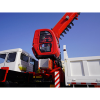 Grue montée sur camion de 20 tonnes, grue de levage hydraulique à flèche télescopique
