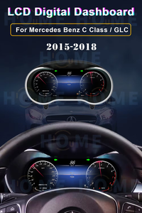 Medidor de velocidad del tablero Virtual Cockpit Digital Cluster para <span class=keywords><strong>Mercedes</strong></span> Benz C W205 GLC X205 2015-2019 Pantalla LCD de coche - Product Image 4