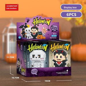 Set di Costruzioni a Tema Animali Cartoon, Gioco Educativo Creativo Fai-da-Te, Adatto per Età dai <span class=keywords><strong>6</strong></span> <span class=keywords><strong>Anni</strong></span> in su, Materiale Plastico - Product Image 1