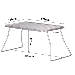 ที่กําหนดเองคุณภาพสูงเกาหลีพับกลางแจ้งพื้นปิกนิกมินิ<span class=keywords><strong>พับ</strong></span>ย่างบอร์ดบาร์บีคิวบาร์บีคิวตั้งแคมป์<span class=keywords><strong>ไท</strong></span>เทเนียมตาราง - Product Image 5