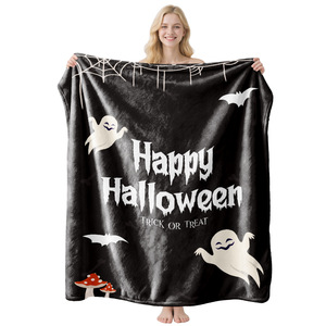 Halloween Party Gift Winter Flannel Throw <b>Blankets</b> Factory Direct Selling <b>Blanket</b> <b>for</b> Winter - Product Image 5