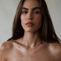 Collier en laiton plaqué or 18 carats avec pendentif lune et chaîne de rallonge, chaîne de clavicule, bijoux en gros