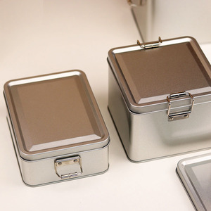 Custom Sliver <strong>Rectangular</strong> Metal <strong>Tin</strong> Container Sandwich Lunch Box Pastries Candy Sweets Bread <strong>Biscuit</strong> Cookie <strong>Tin</strong> - Product Image 6
