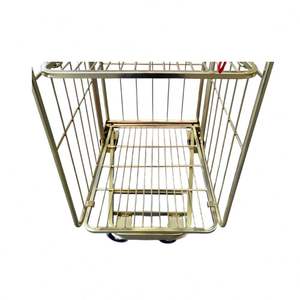 उच्च गुणवत्ता वाले भारी शुल्क बहु-उद्देश्यीय लॉजिस्टिक ट्रॉली 500 किलोग्राम क्षमता जस्ती जस्ती उन्नत गतिशीलता उपकरण खुदरा भंडारण - Product Image 5