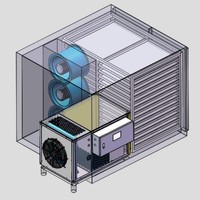 Hoge Efficiëntie Fruit & Groente Verwerkingsmachine 100kg Capaciteit PVOC Gecertificeerd 1 Jaar Garantie