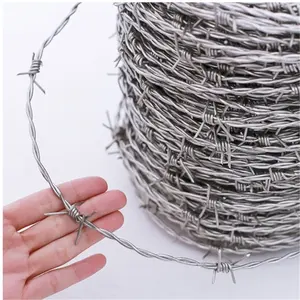 <span class=keywords><strong>ลวดหนาม</strong></span>ชุบสังกะสีมีหนามเคลือบพีวีซี<span class=keywords><strong>ลวดหนาม</strong></span>ชุบสังกะสีแรงบิดแรงดึงสูง - Product Image 6