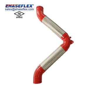 Conector flexible de movimiento multidireccional de bucle de fuego V-Flex de acero inoxidable aprobado por FM para válvulas de tuberías - Product Image 5