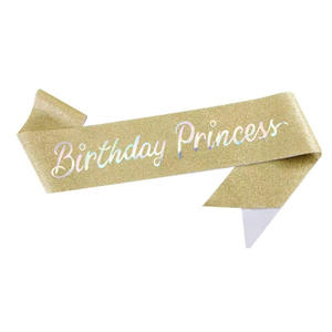 Cinturón <span class=keywords><strong>de</strong></span> Fiesta para <span class=keywords><strong>Cumpleaños</strong></span> <span class=keywords><strong>de</strong></span> Reina, Banda <span class=keywords><strong>de</strong></span> Hombro para Futura Novia, Tela Brillante, Cinta Ceremonial, Artículos <span class=keywords><strong>de</strong></span> Fiesta - Product Image 2