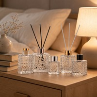 Nouveau style, flacon d'aromathérapie de 50 ml, 100 ml, 200 ml, diffuseur de parfum, flacon en verre, boîte personnalisée