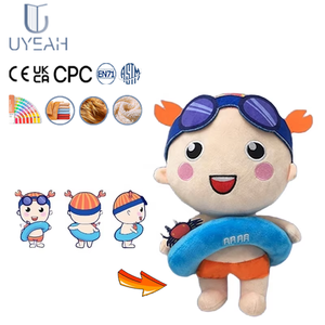 Fábrica UYEAH OEM/ODM, Muñeca <span class=keywords><strong>de</strong></span> Peluche Personalizada <span class=keywords><strong>de</strong></span> Alta Calidad, Muñeca <span class=keywords><strong>de</strong></span> Peluche Suave y Linda <span class=keywords><strong>de</strong></span> Dibujos Animados, Juguetes <span class=keywords><strong>de</strong></span> Peluche Personalizados para Regalos - Product Image 1